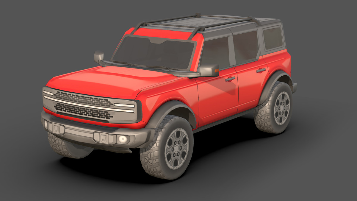 City Low Poly Car 1