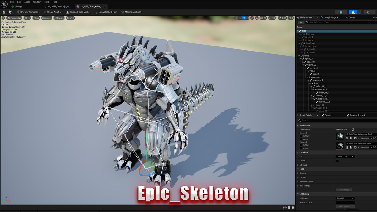 Sci-Fi Titan Kaiju