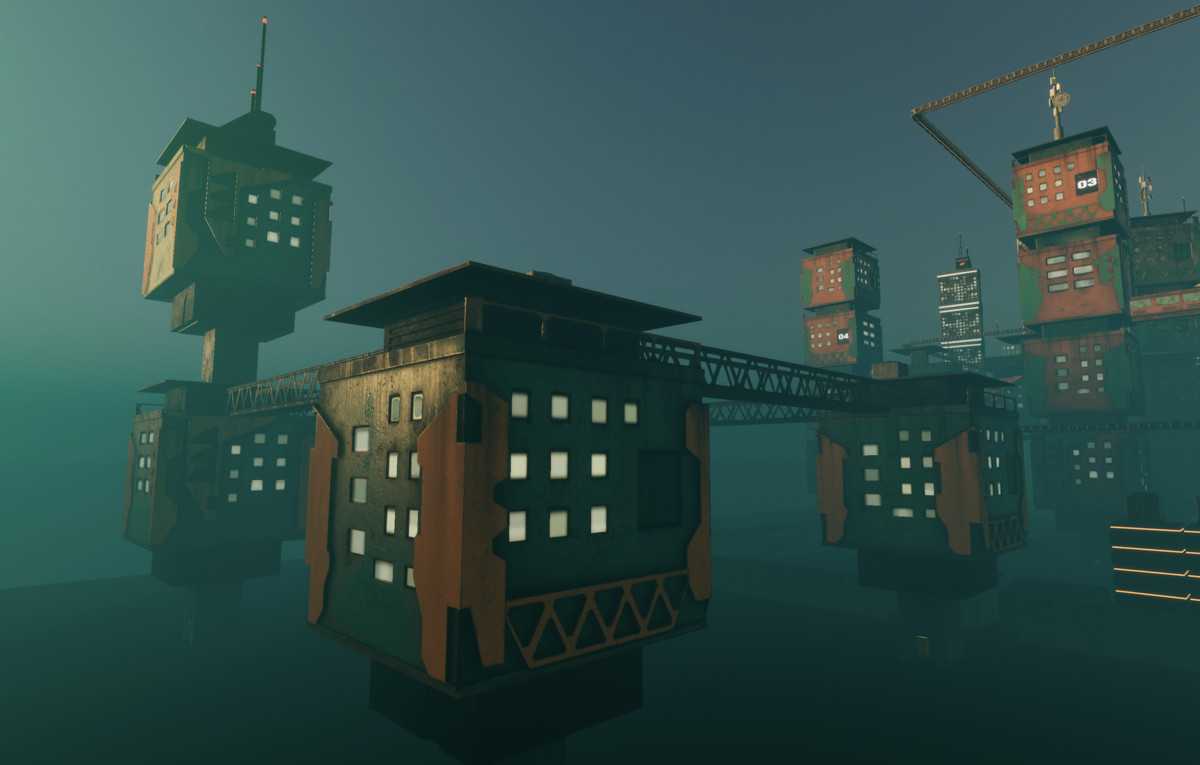 Cyber-Blocks - Modular Cyberpunk Building Pack