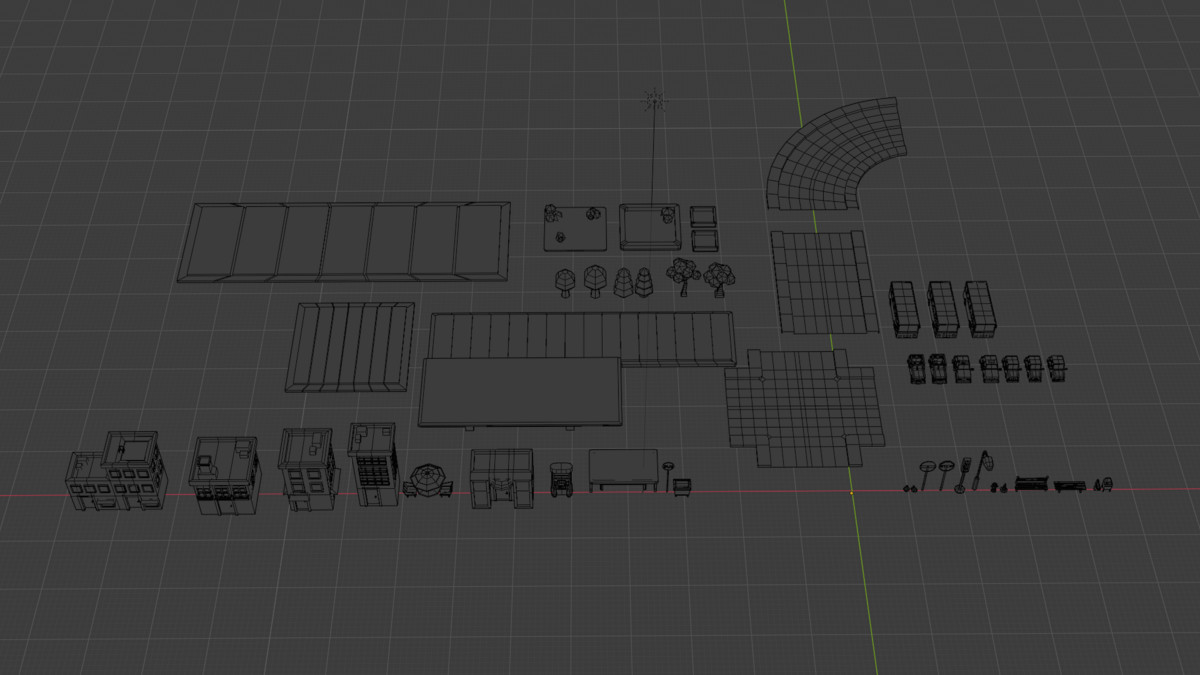 Low Poly Stylized City Pack – 52 Modular Buildings & Props
