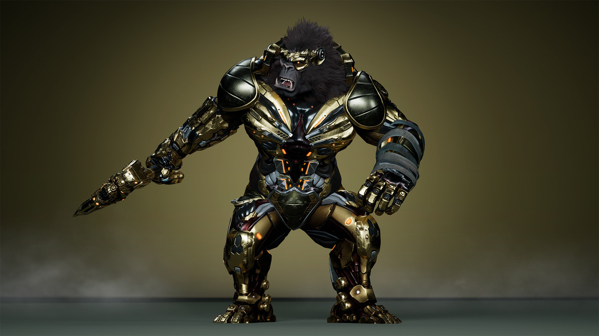 Sci-Fi Titan Gorilla