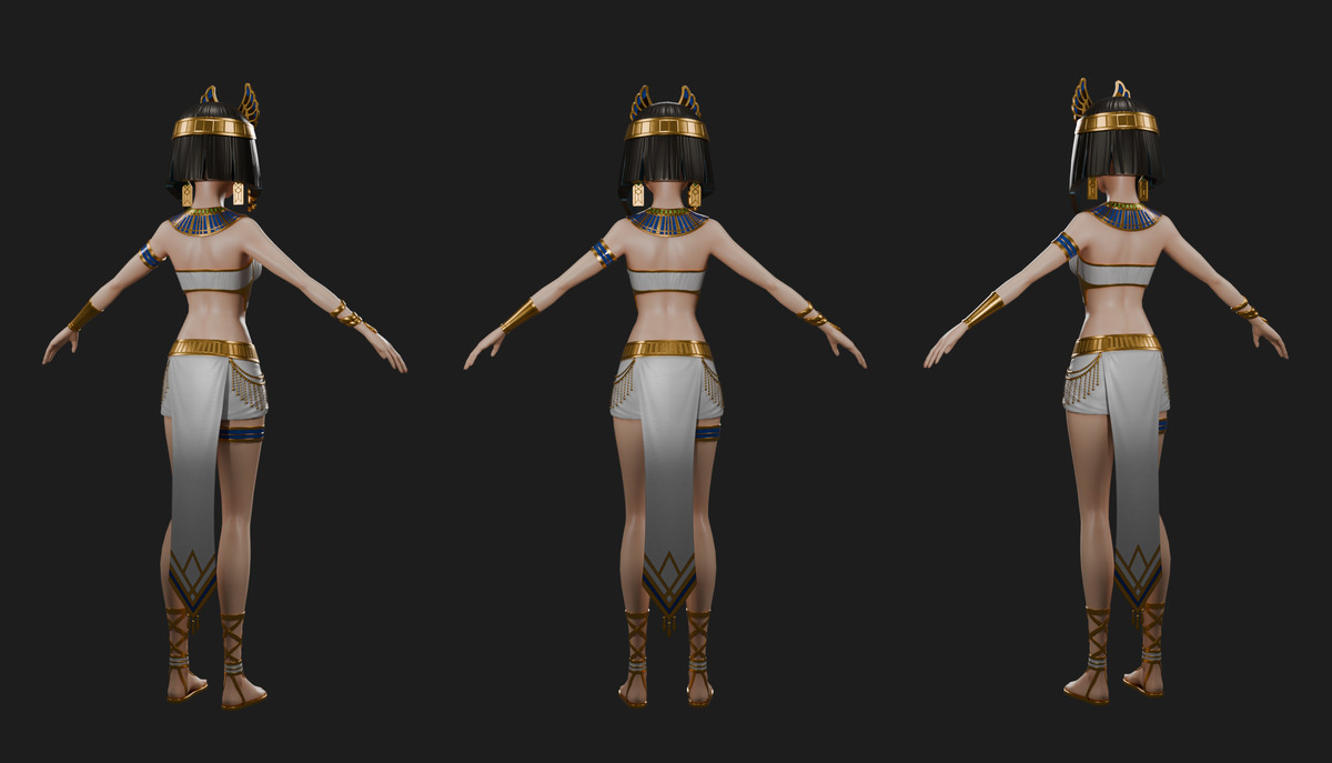 HQ Egyptian Queen (well-proportioned figure)