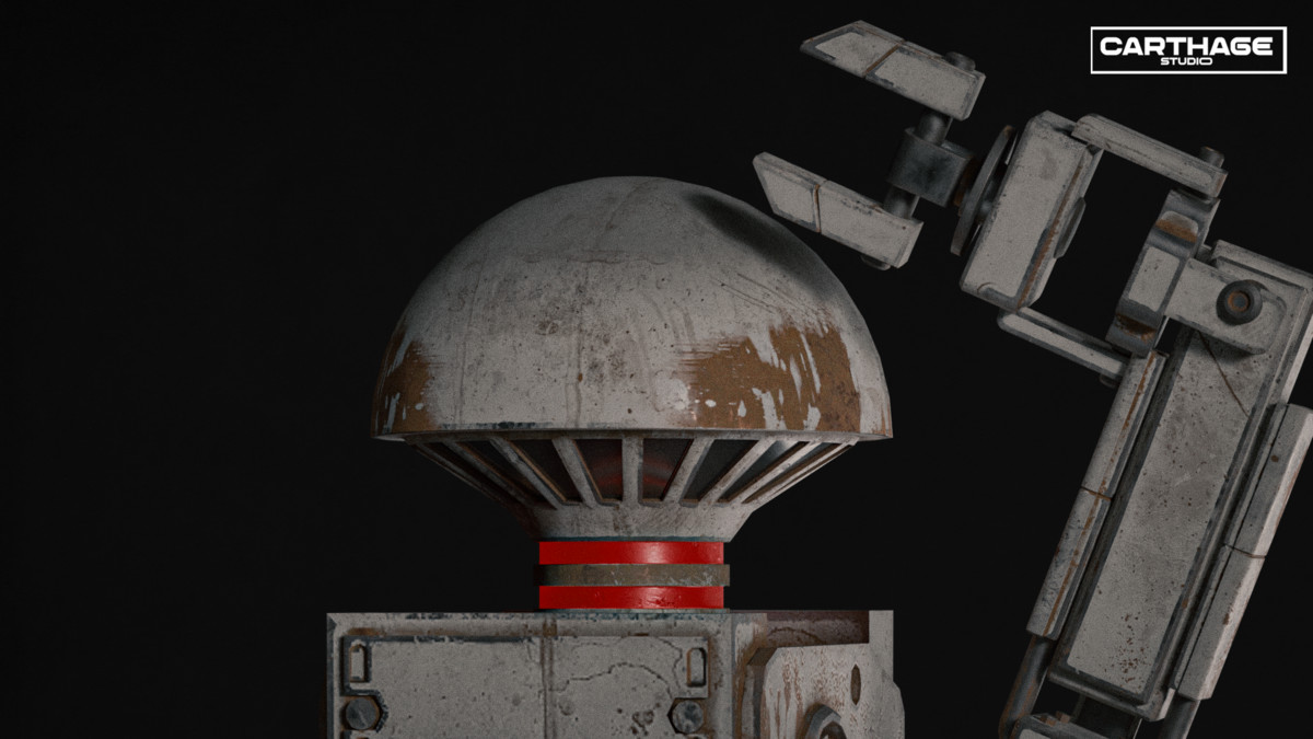 Security Robot NPC Bundle – 5 Rigged Game-Ready Characters