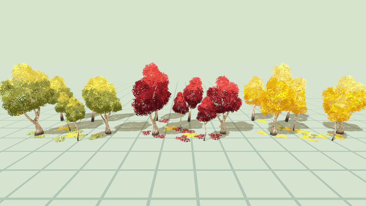 Forest Stylisation Stylized Forest Trees