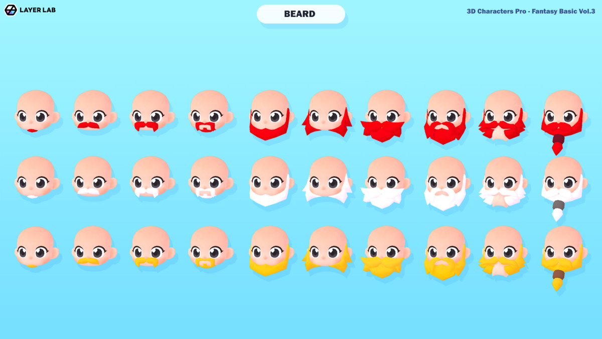 3D Characters Pro - Fantasy Basic Vol.3
