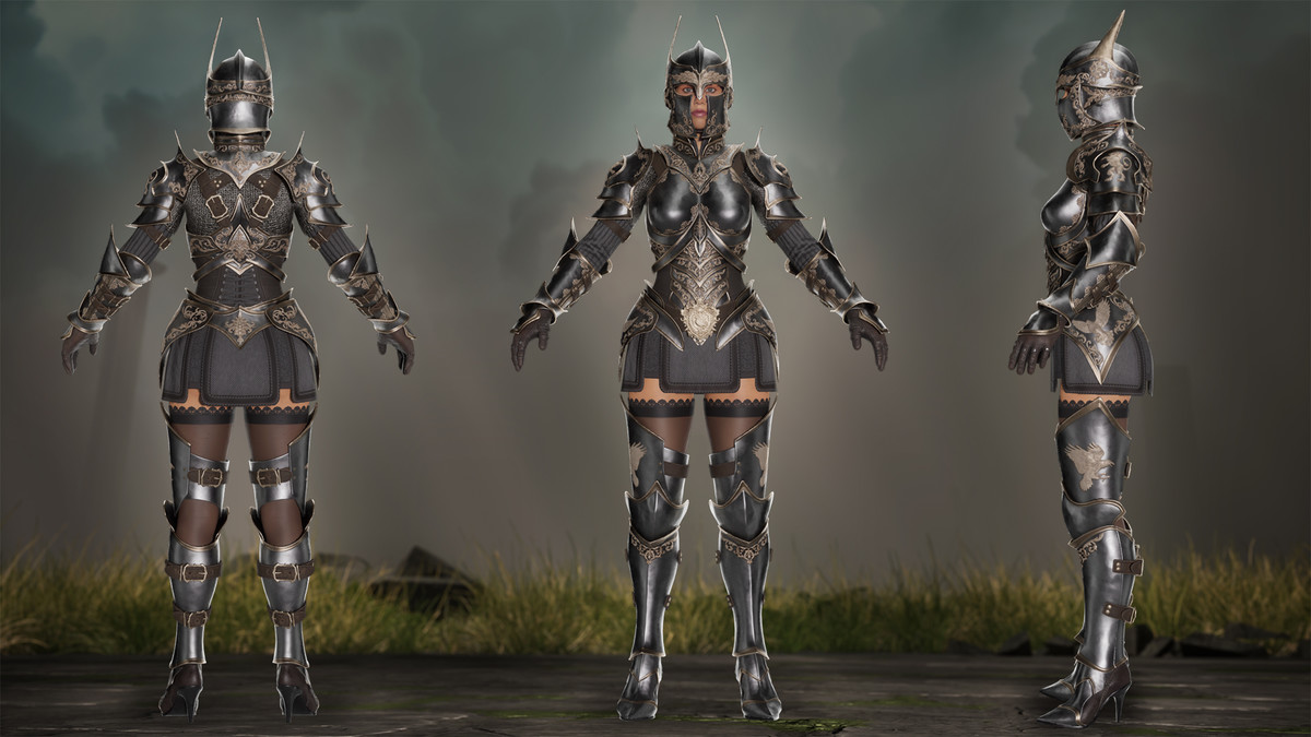 Medieval Fantasy Warrior Woman