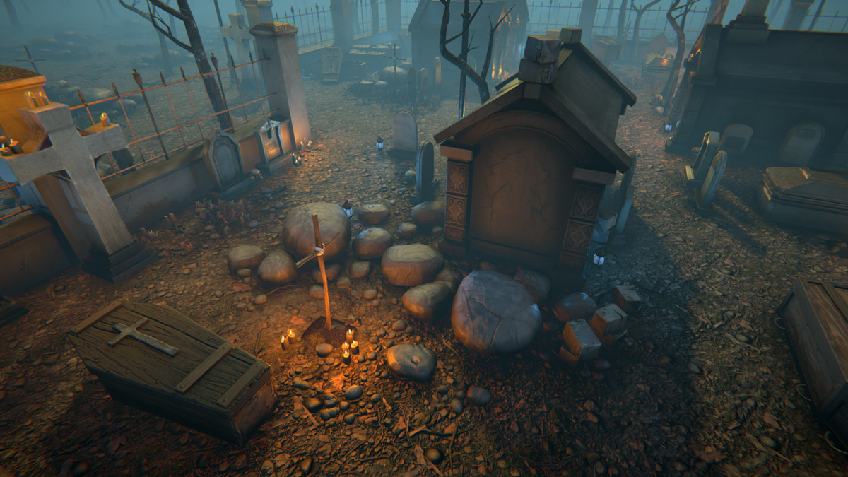 Realistic Cemetery Asset Package