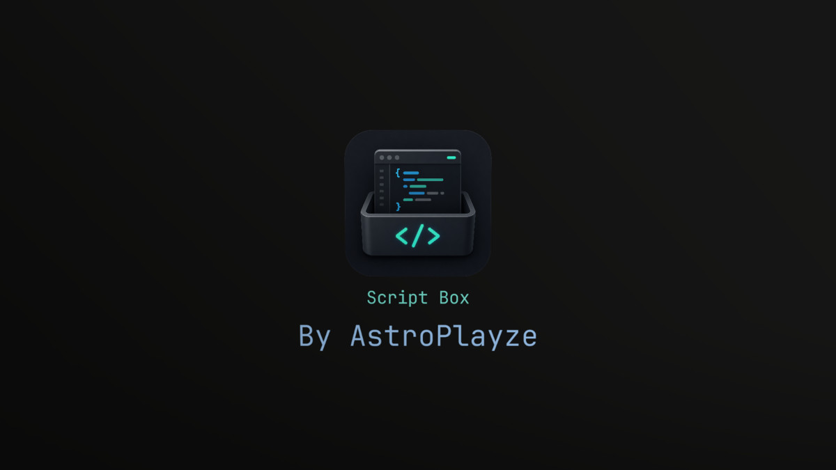 Script Box - In-Engine Code Editor