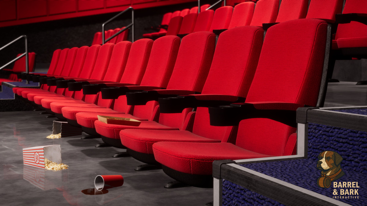 Movie Theatre Scene with Foyer