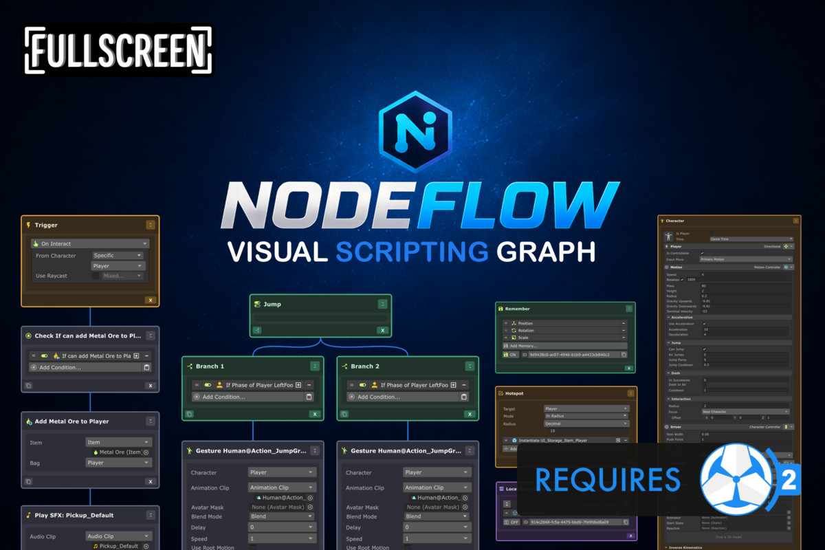 Visual Scripting Bundle for Game Creator 2