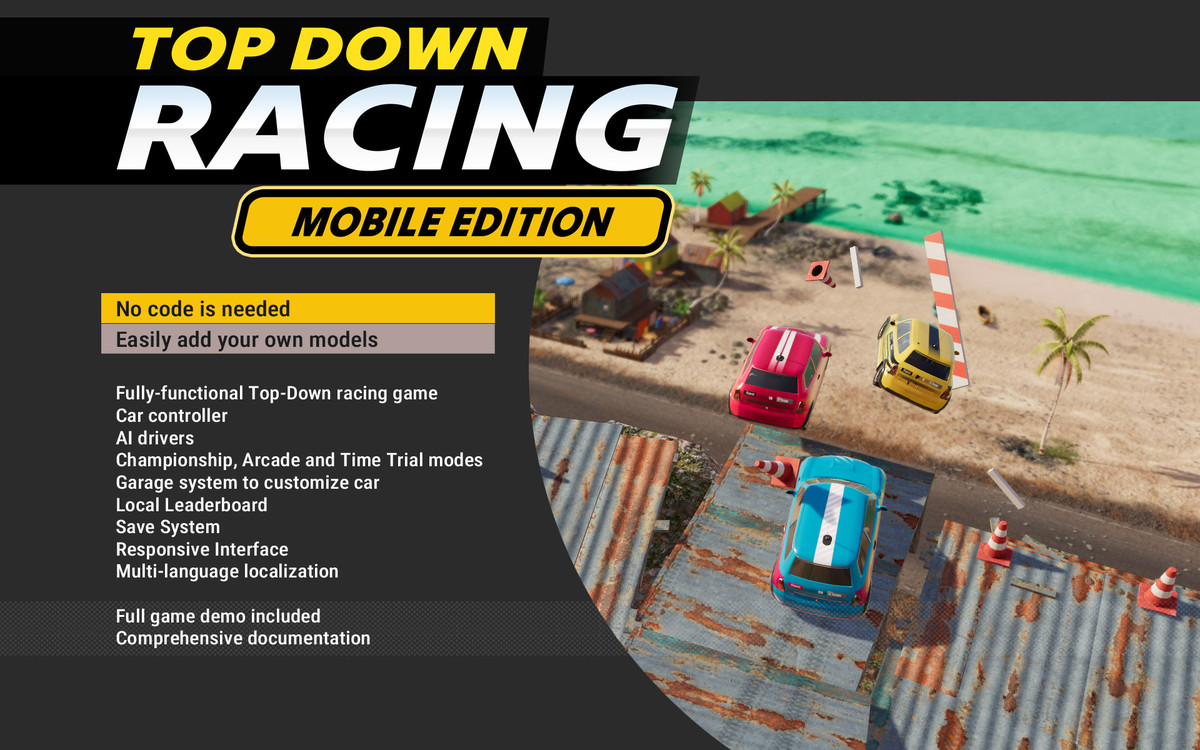 Top Down Car Racing - Mobile Edition