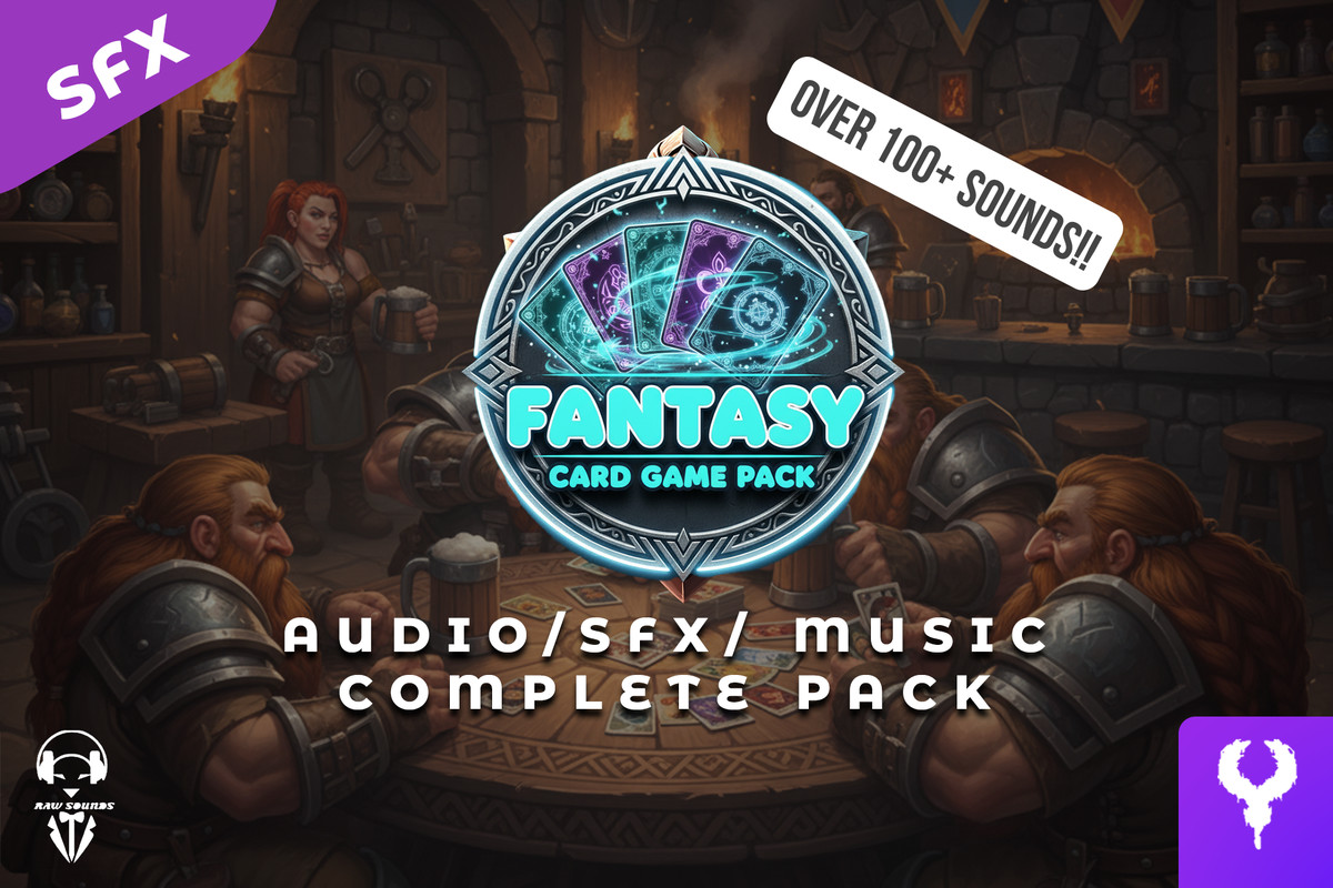 Fantasy Card Game Music Loop & SFX Pack