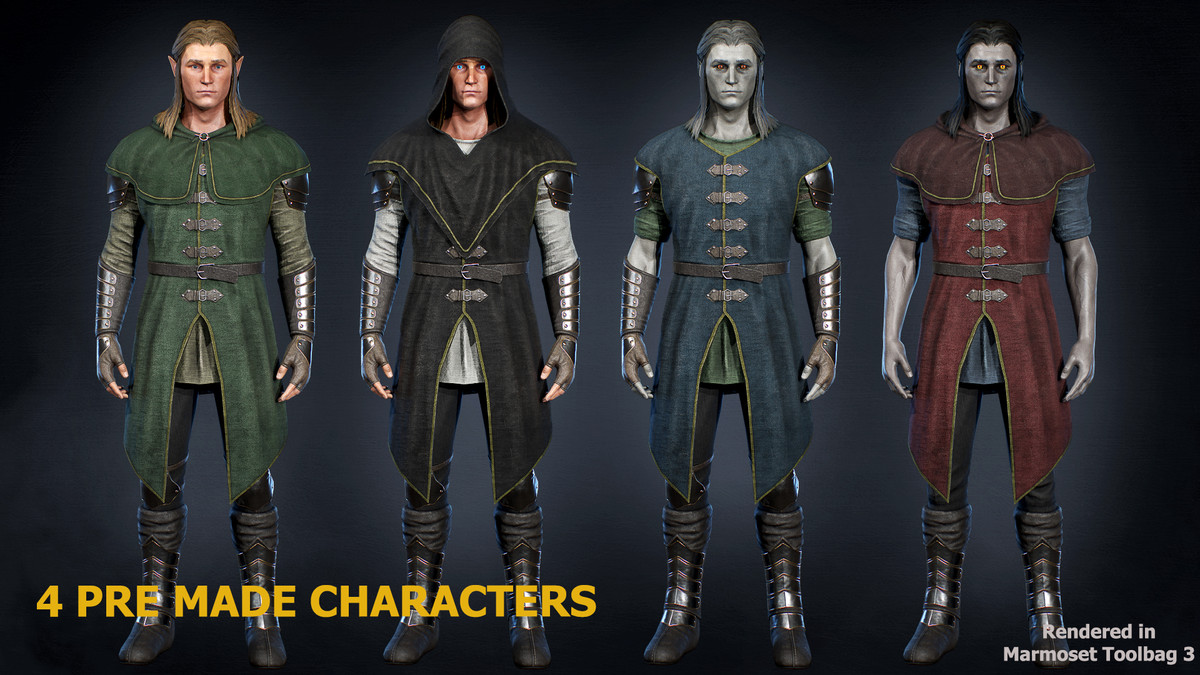 Elves Characters Pack
