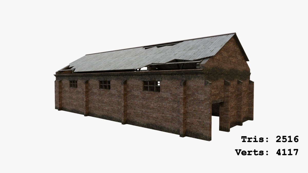 Abandoned Apocalyptic Buildings Mega Pack