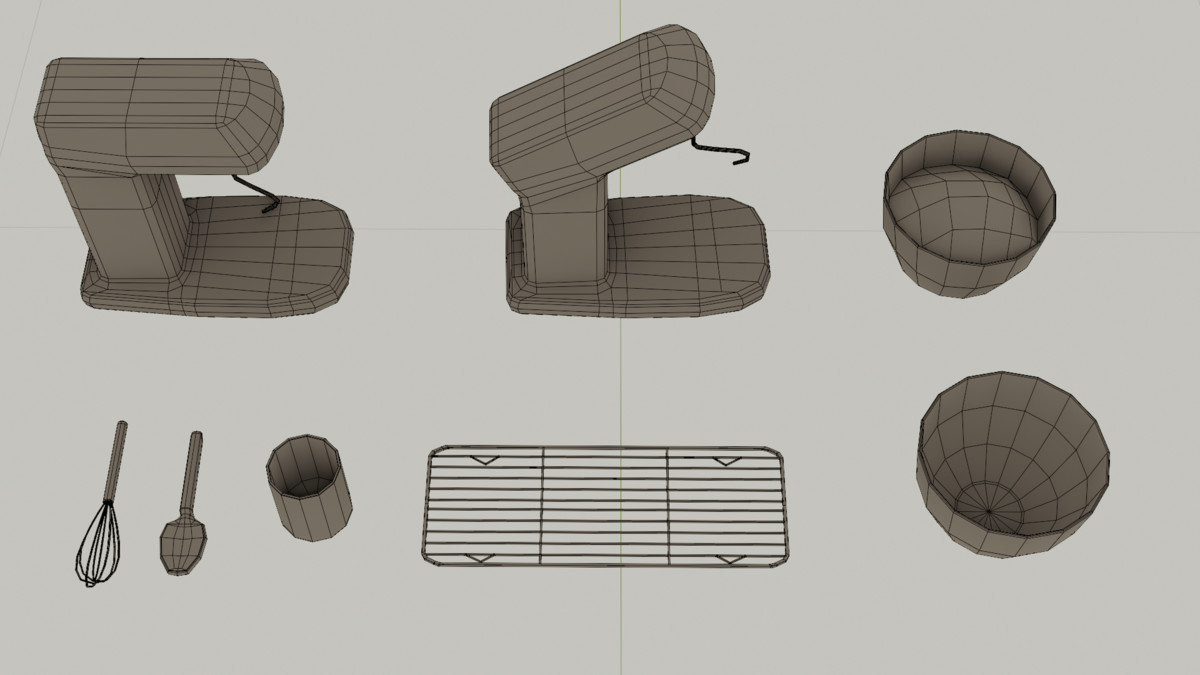 Fabled Rose - Cozy Lowpoly Baking - Toolkit