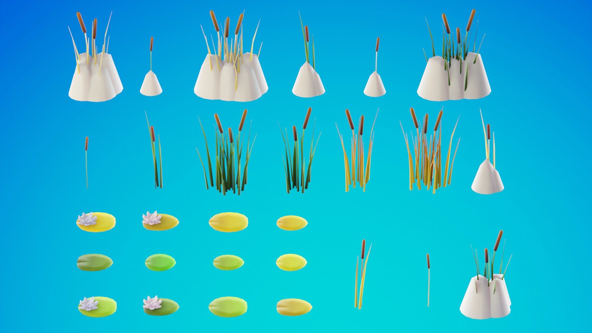 Low Poly Seasonal Forest Biome 2 by IGS