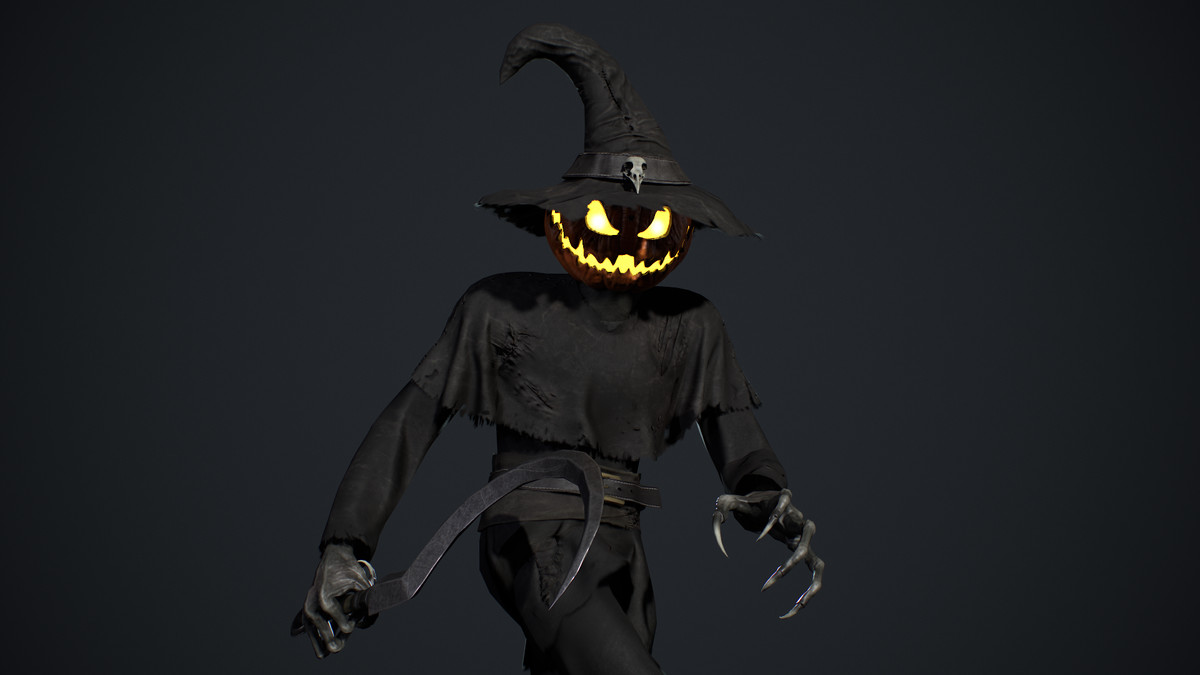 Pumpkinhead Scarecrow
