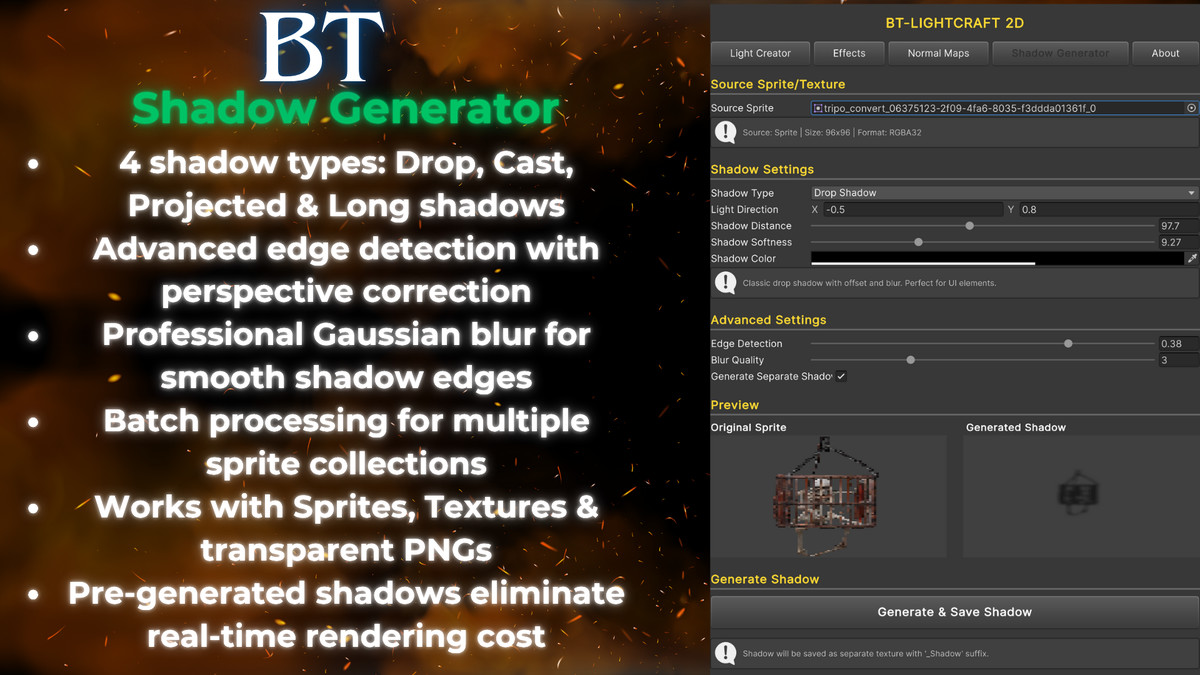 BT - LightCraft 2D: All-in-One Ultimate Lighting, Shadows & Normal Map System