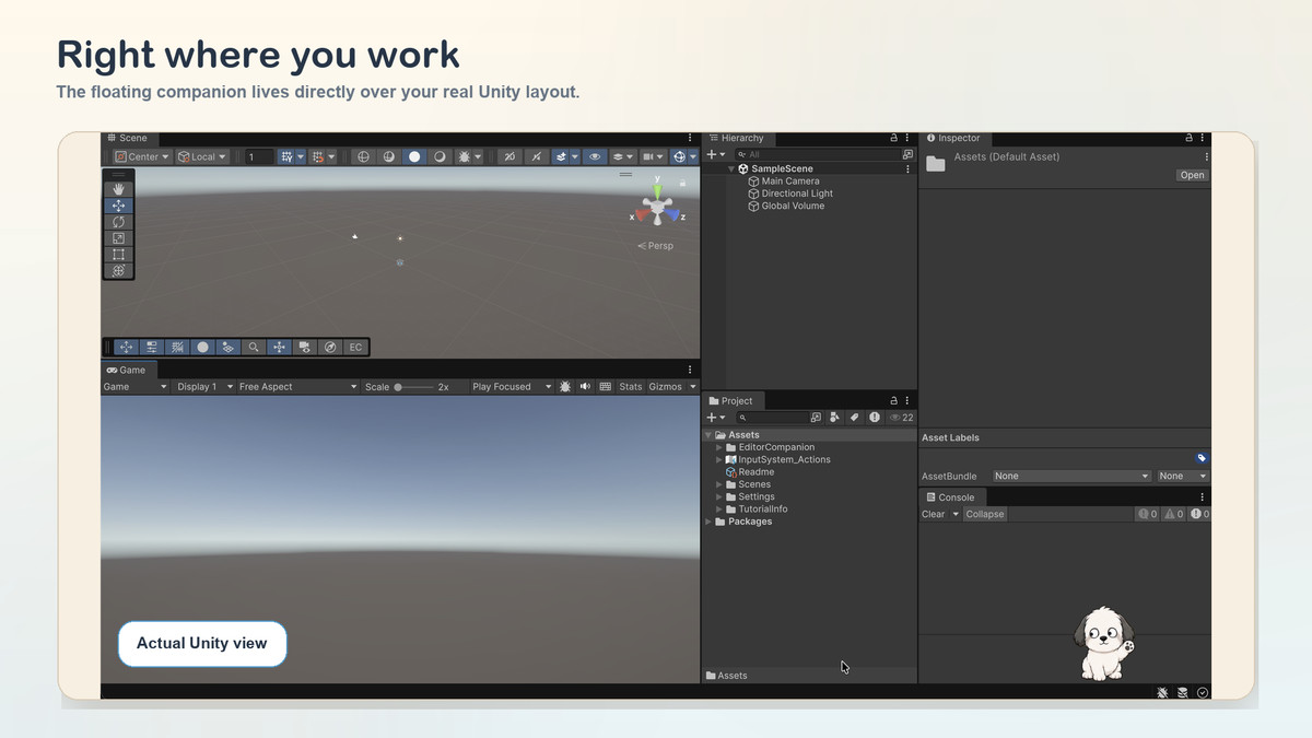 Editor Companion - Animated Editor Pet