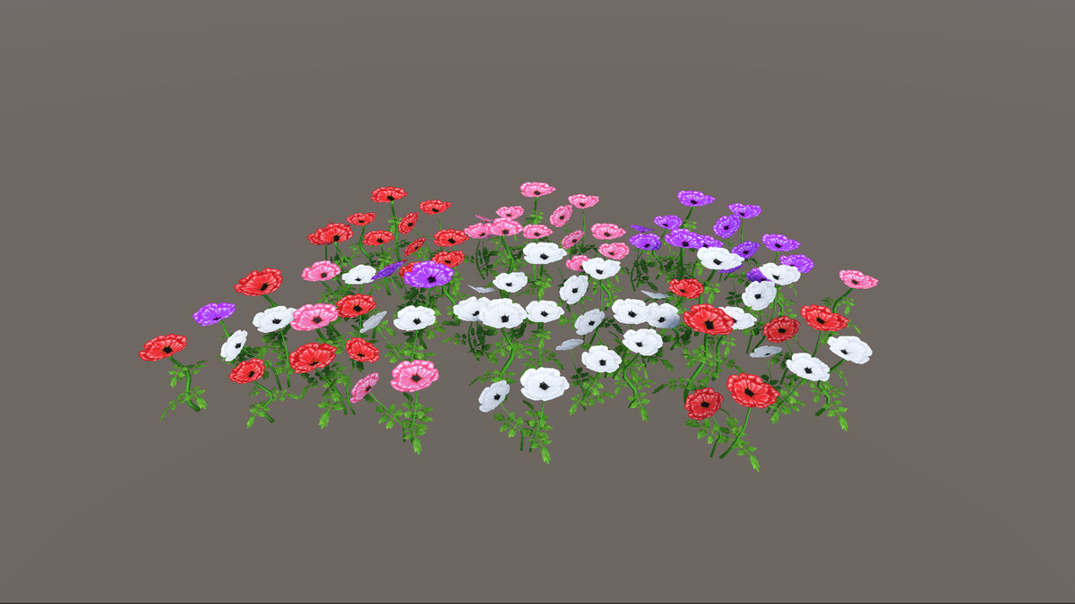 Stylized Hand-Painted Plant & Flower Pack