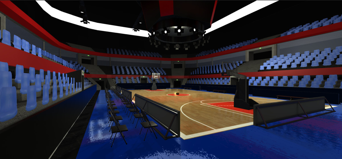 BasketBall stadium Environment