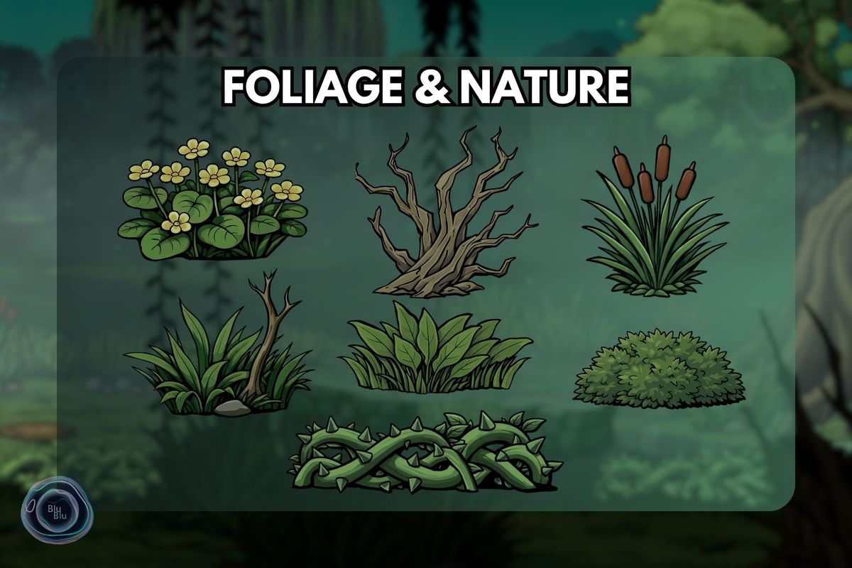 2D Platformer Swamp