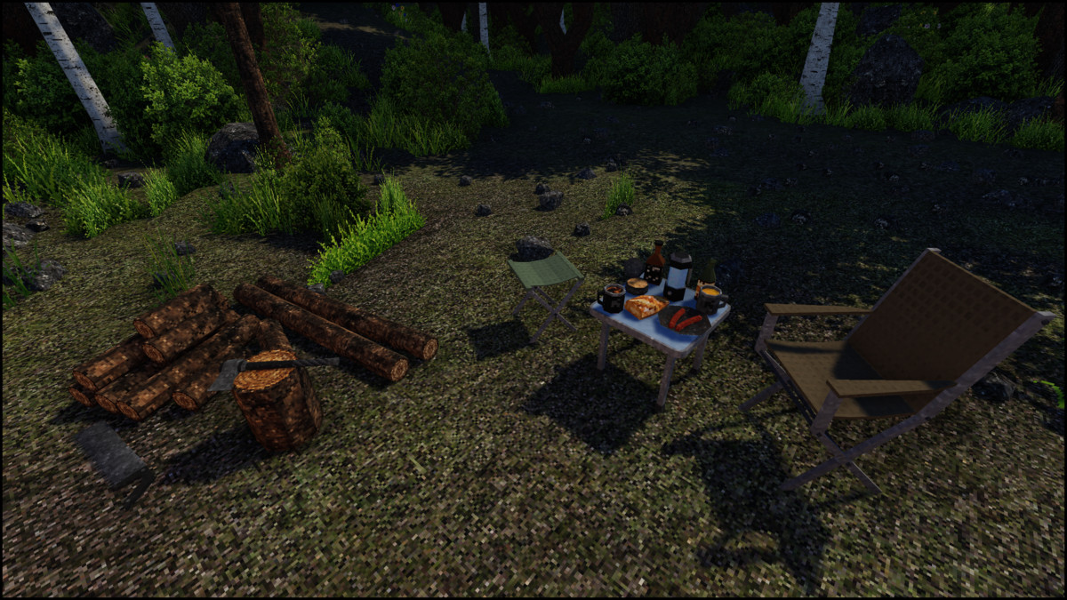 Campsite - Retro Style Modular Environment Pack