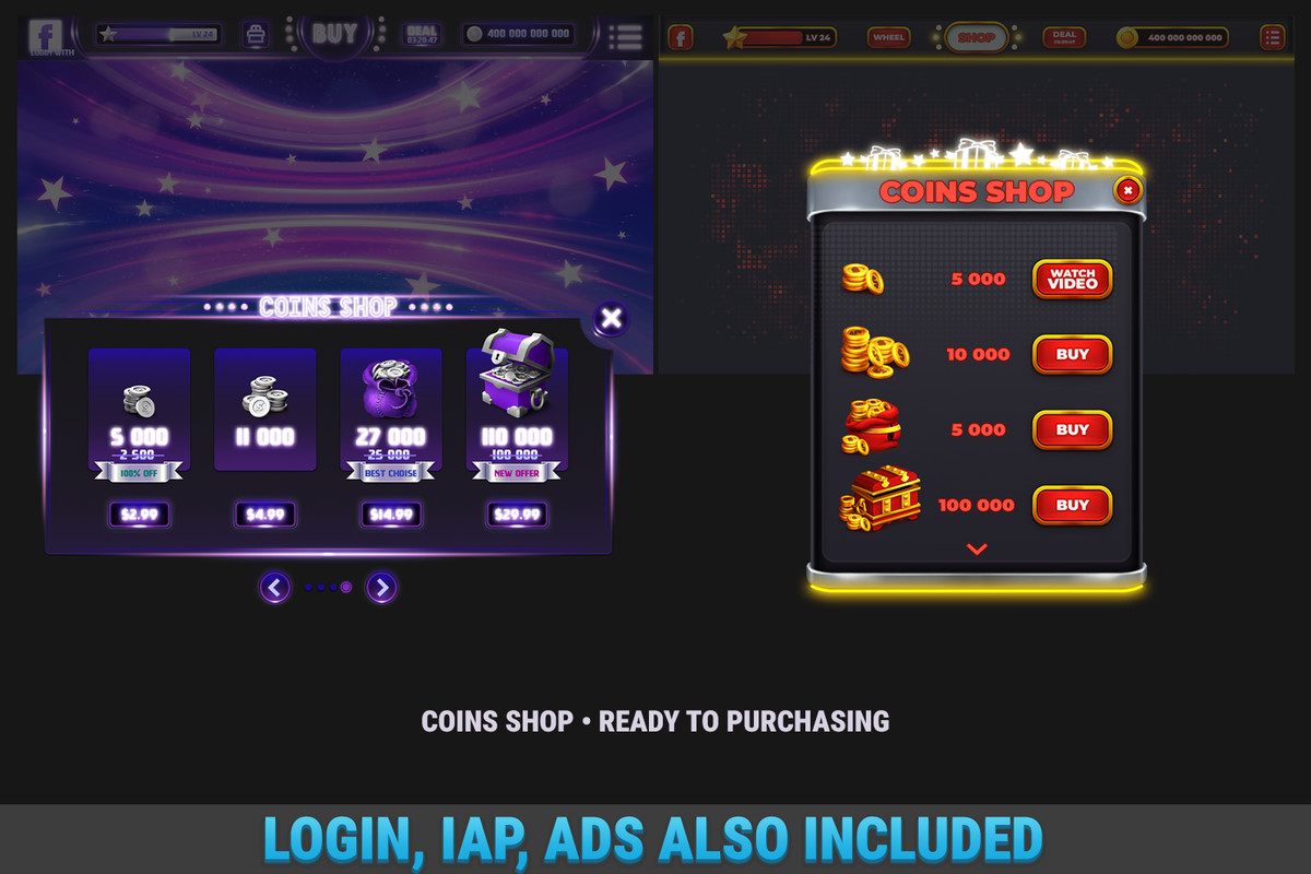 MK Casino Kit • Realistic Slot Machine Template