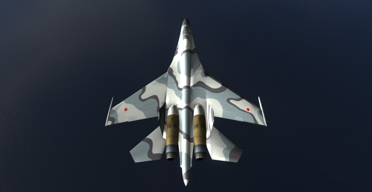 SU 27 Jet Plane