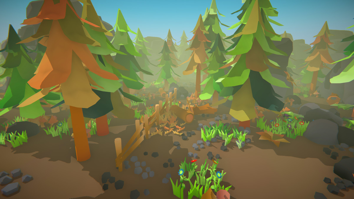 Polygonal Woodlands Nature Asset Package