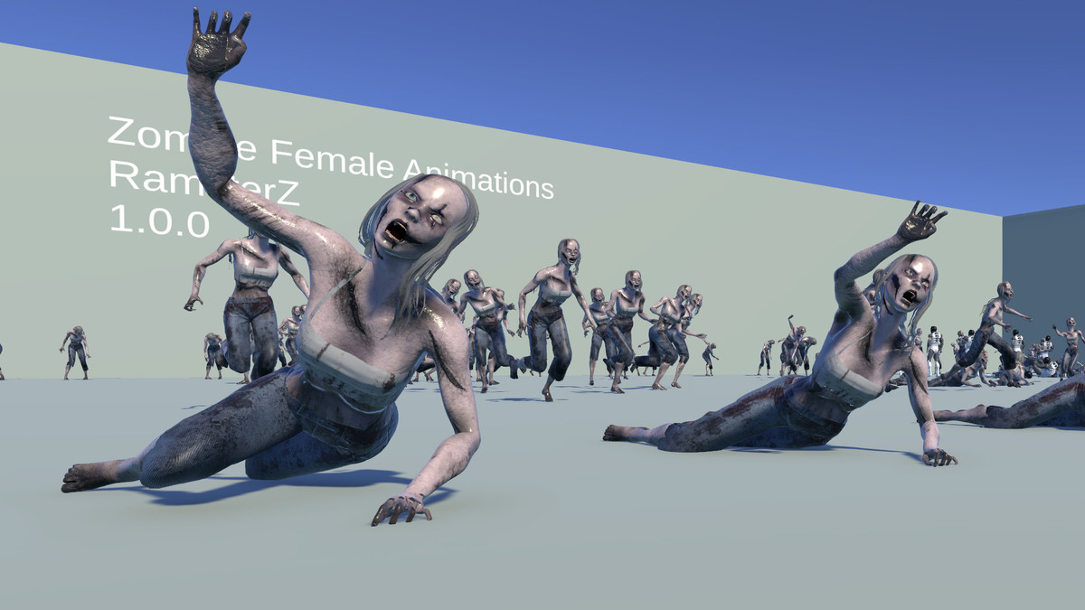 Female Zombie Animations
