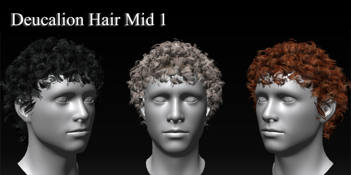 FG3D Male Hair Pack 2