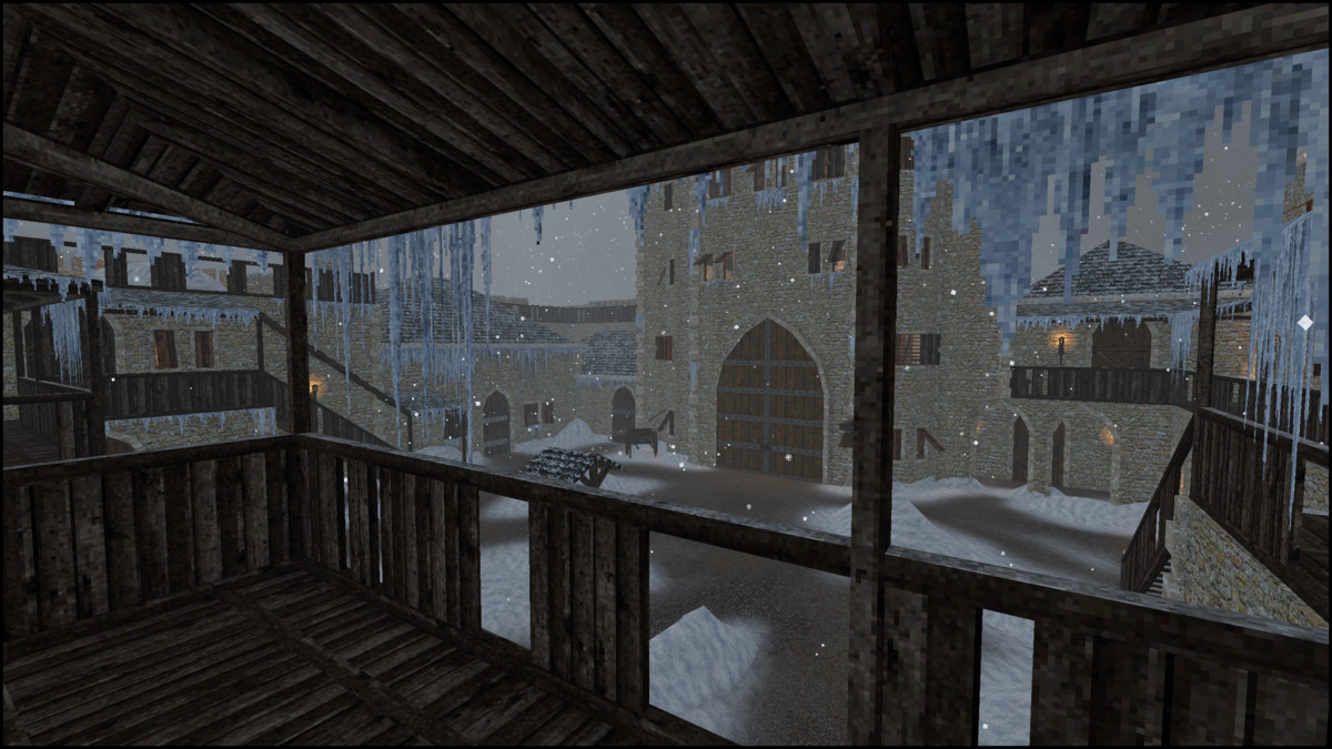 Cold Fortress - Retro Style Modular Environment Pack