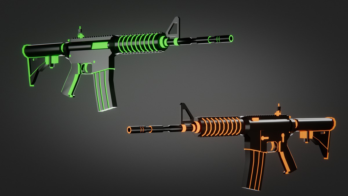 Ultimate Weapon Pack — 23 Guns + 943 Skins (Low Poly, Stylized, FPS/TPS Ready)