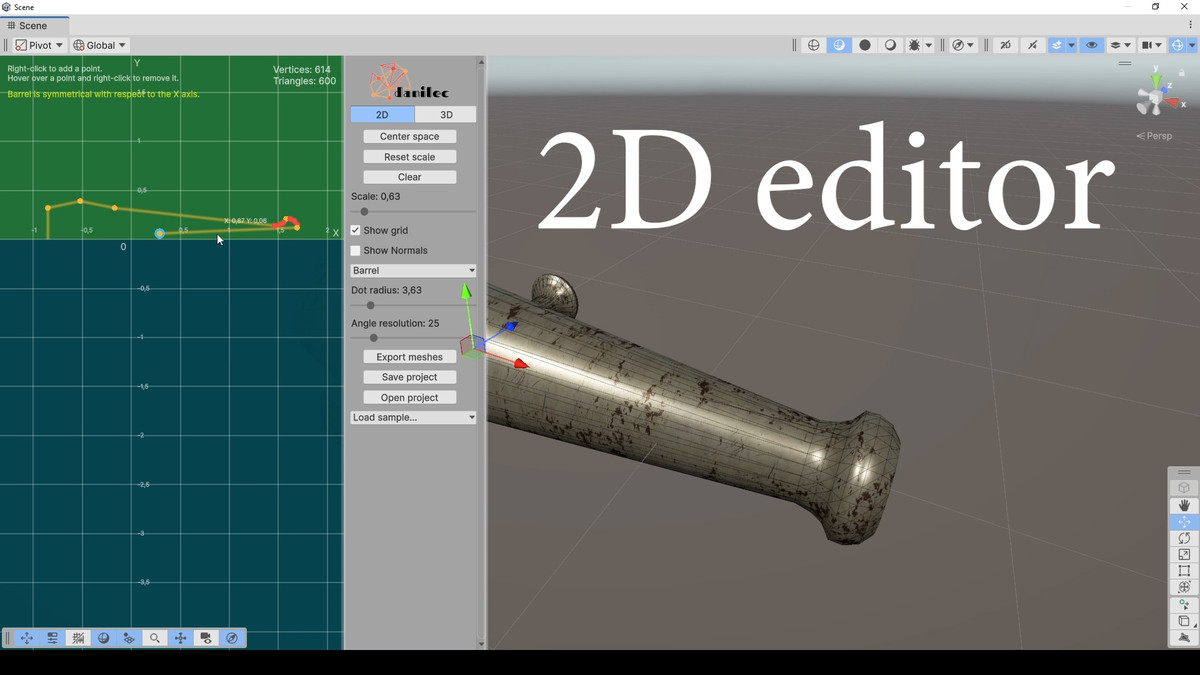 Procedural Cannon Barrel Generator