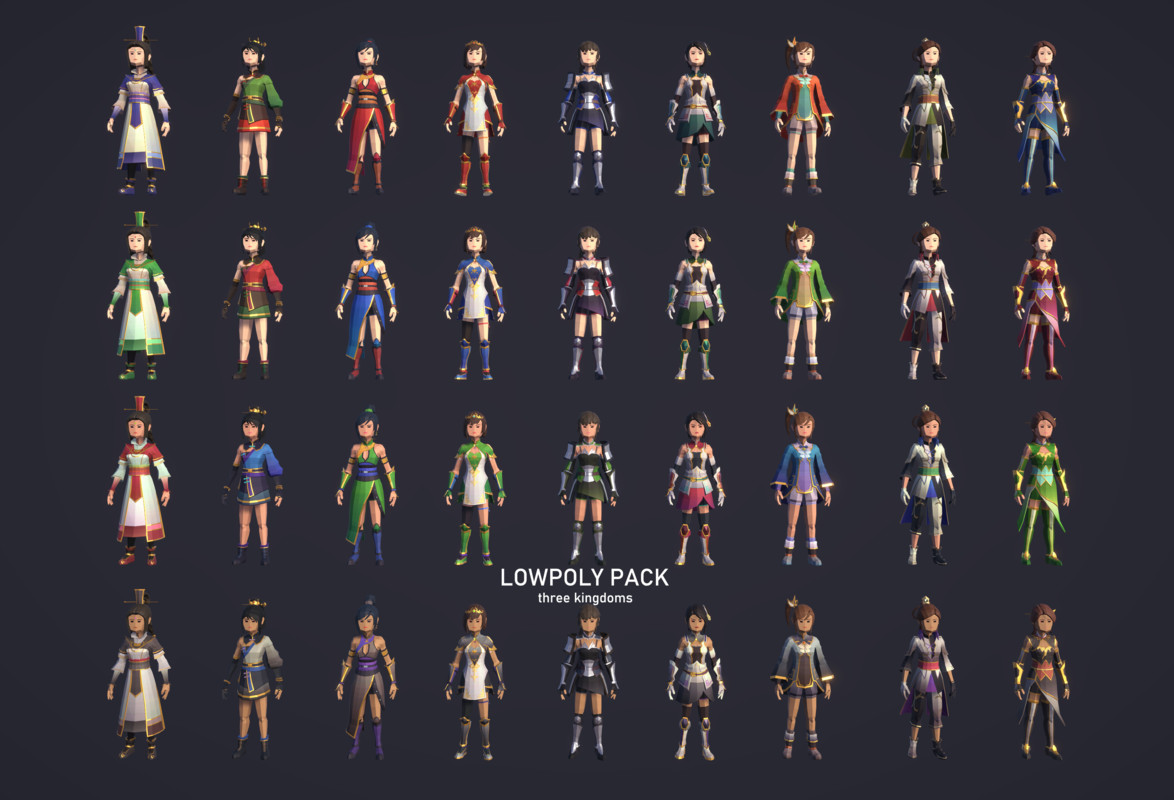 LowpolyPack_Three Kingdoms