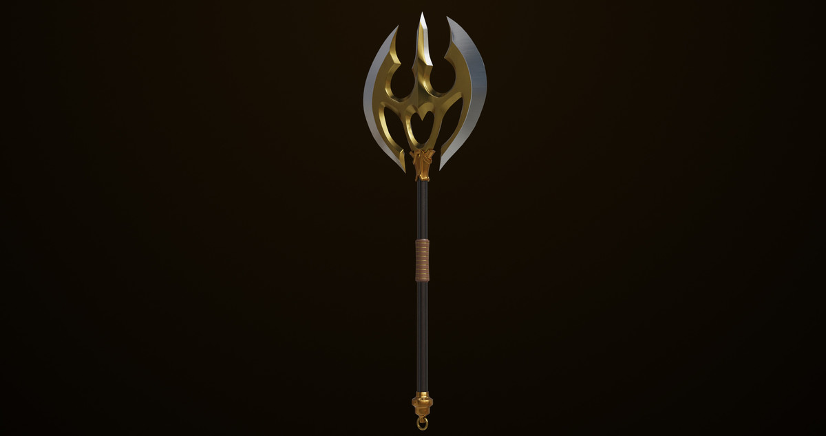 Battle Axe 06 Bronze URP HDRP Textures