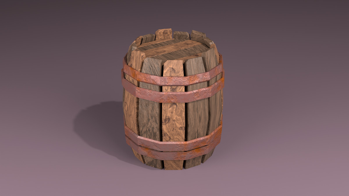 PBR Wooden Containers for 3D Breakables Core Pack