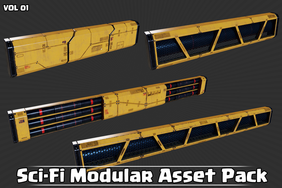 Sci-Fi Modular Assets