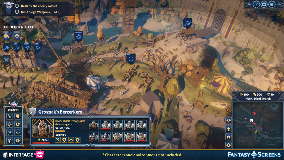Fantasy Screens Add-On - Synty INTERFACE - GUI