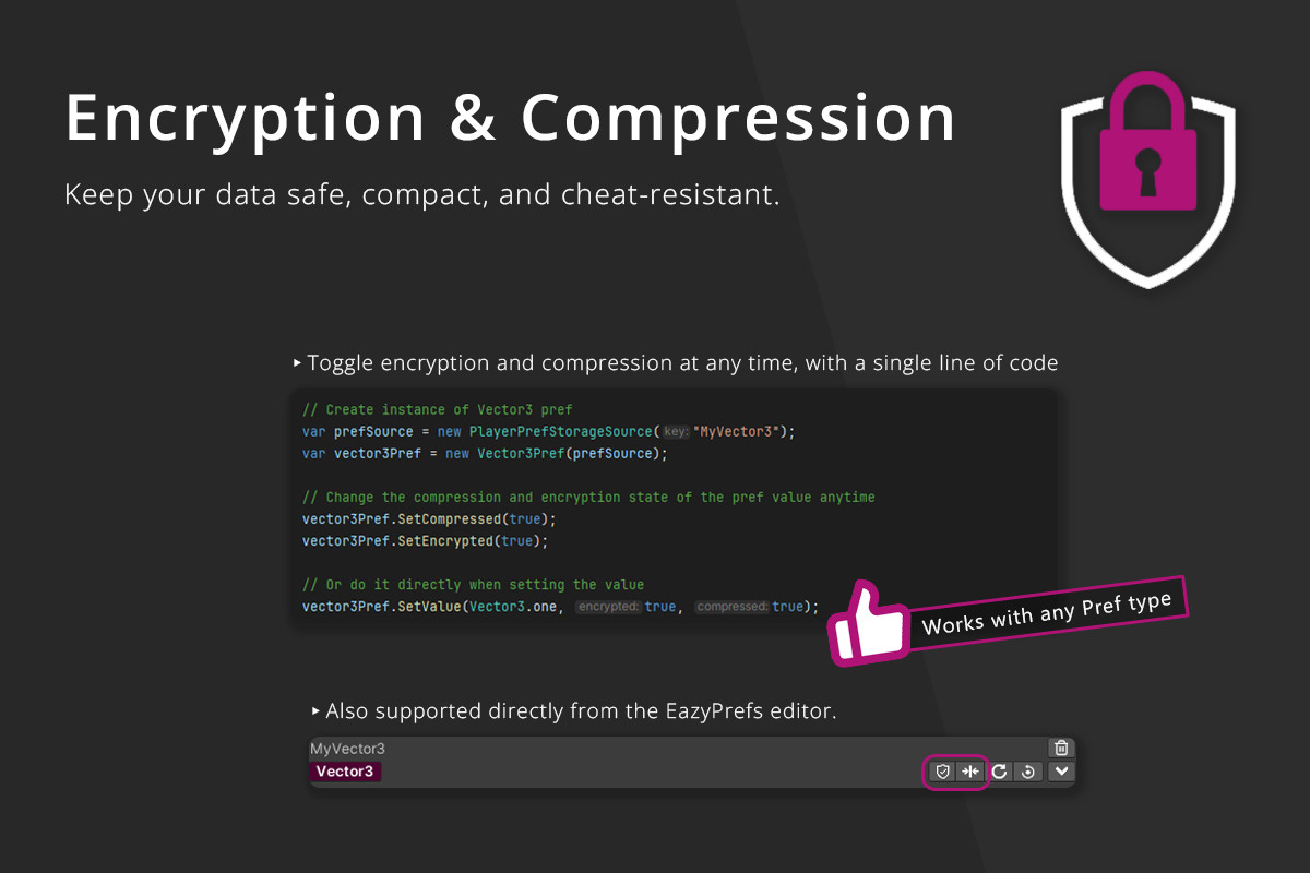 EazyPrefs - Supercharged PlayerPrefs & EditorPrefs