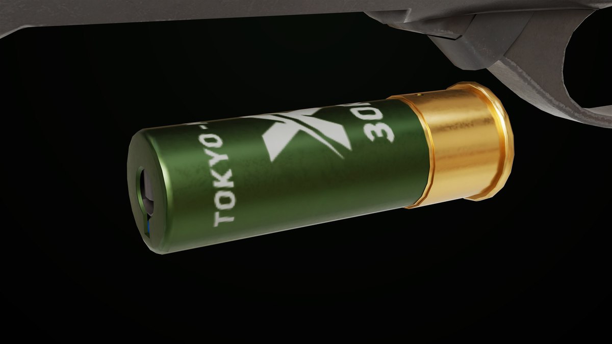 Long Shotgun 01 Black And Silver Single Mat URP HDRP Textures