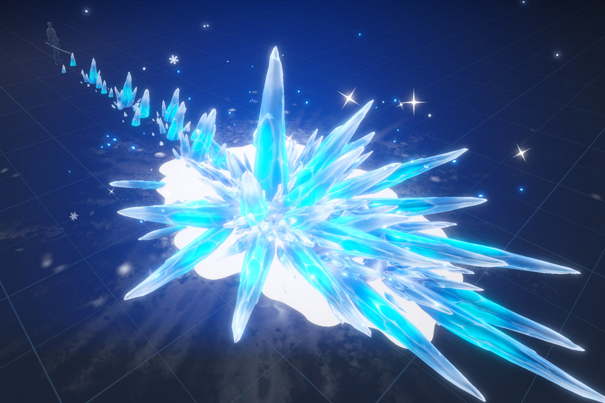 Realistic RPG ice and snow effects set