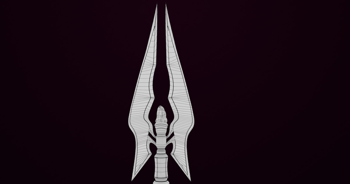 Fantasy Trident 07 URP HDRP Textures