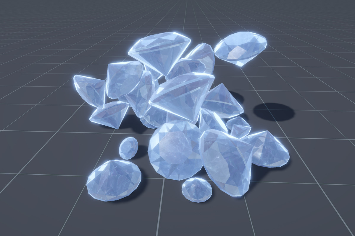 Realistic diamond shader: Amethyst, Almaz, Sapphire, Topaz