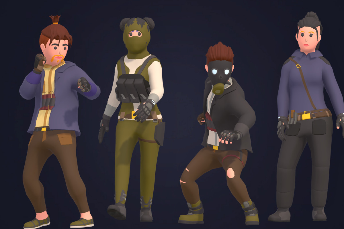 Customizable 3D Military Characters Bundle