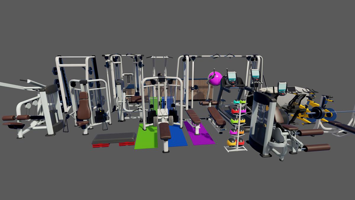 Gym Equipment Pack