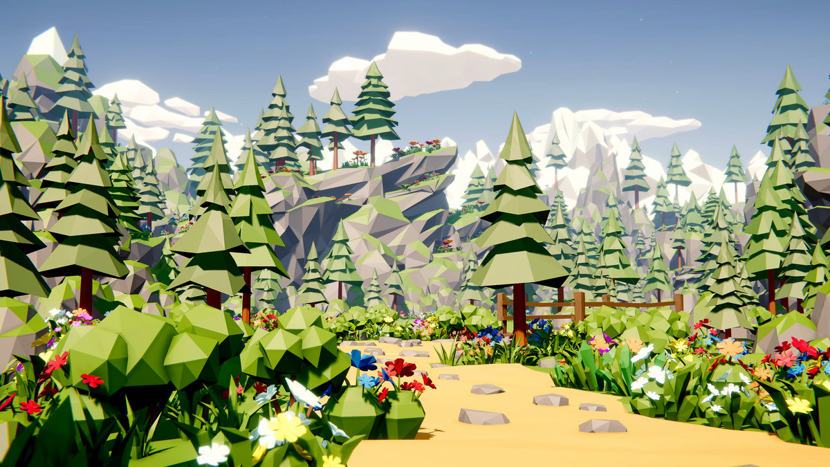 Rocky Valley - Polyart Environment