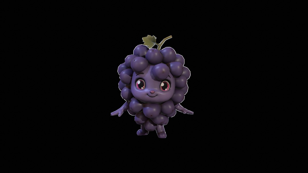 Chibi Fruit Grape Two