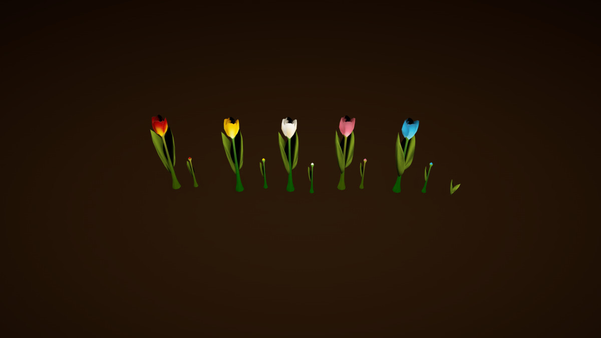 Garden Plants Set